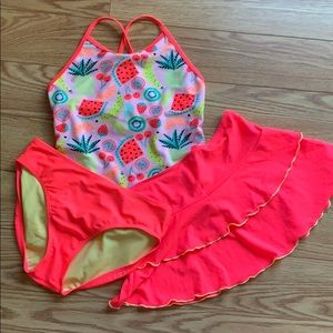 3 piece girls tankini, size XL